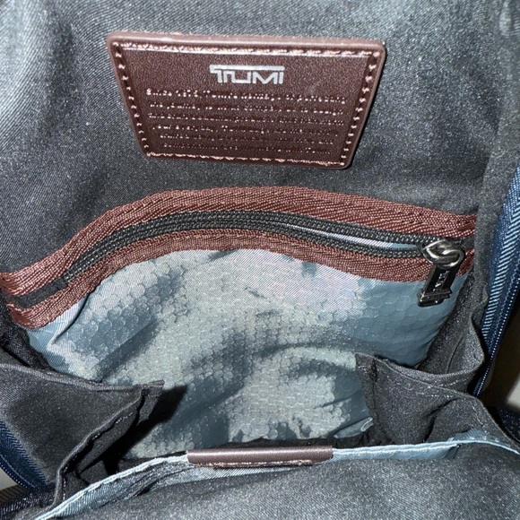 Tumi Men's Blue and Brown Belt Bag - Picture 10 of 10